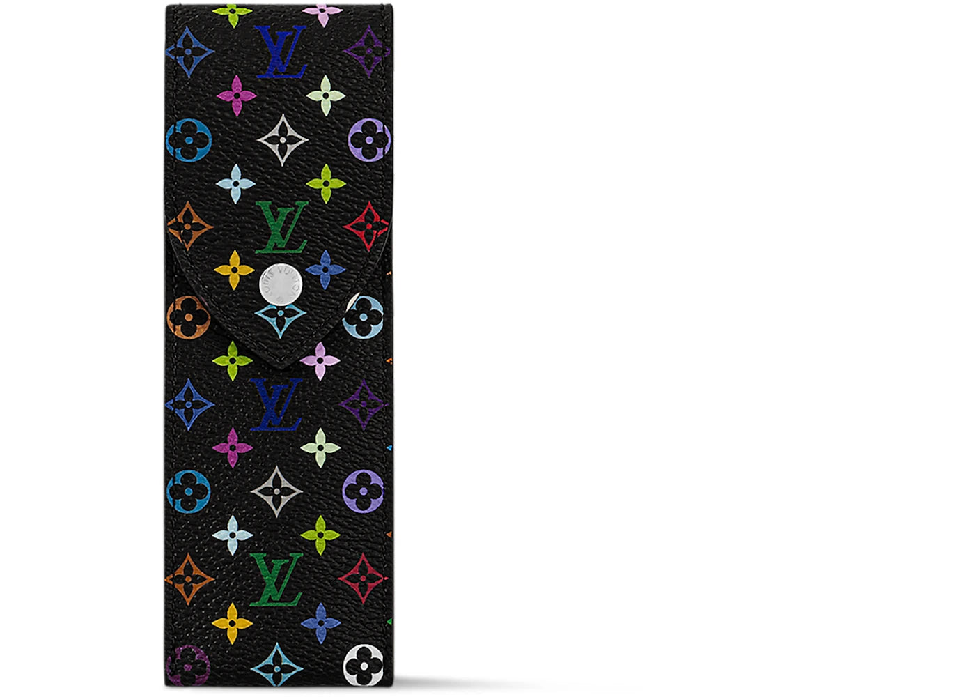 Louis Vuitton x Takashi Murakami Monogram Multicolor Pen Case Black Multicolored