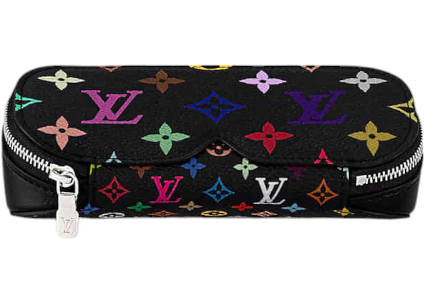 Louis Vuitton x Takashi Murakami Monogram Multicolor Sunglass Pouch Black Multicolored