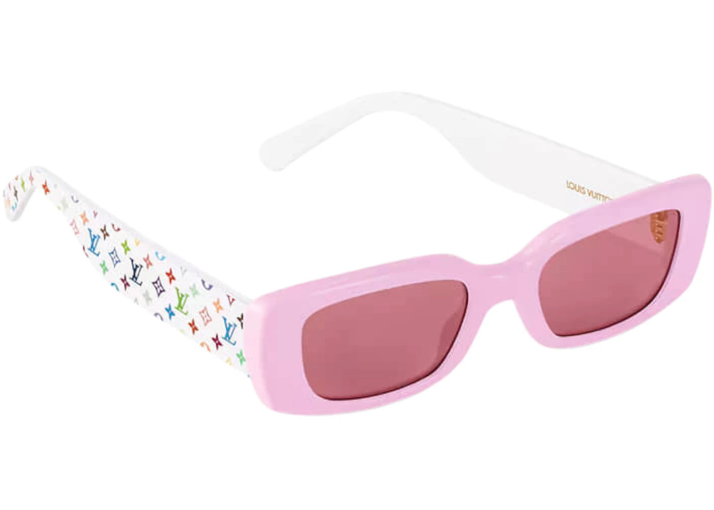 Louis Vuitton x Takashi Murakami Multigram Cat Eye Sunglasses Pink