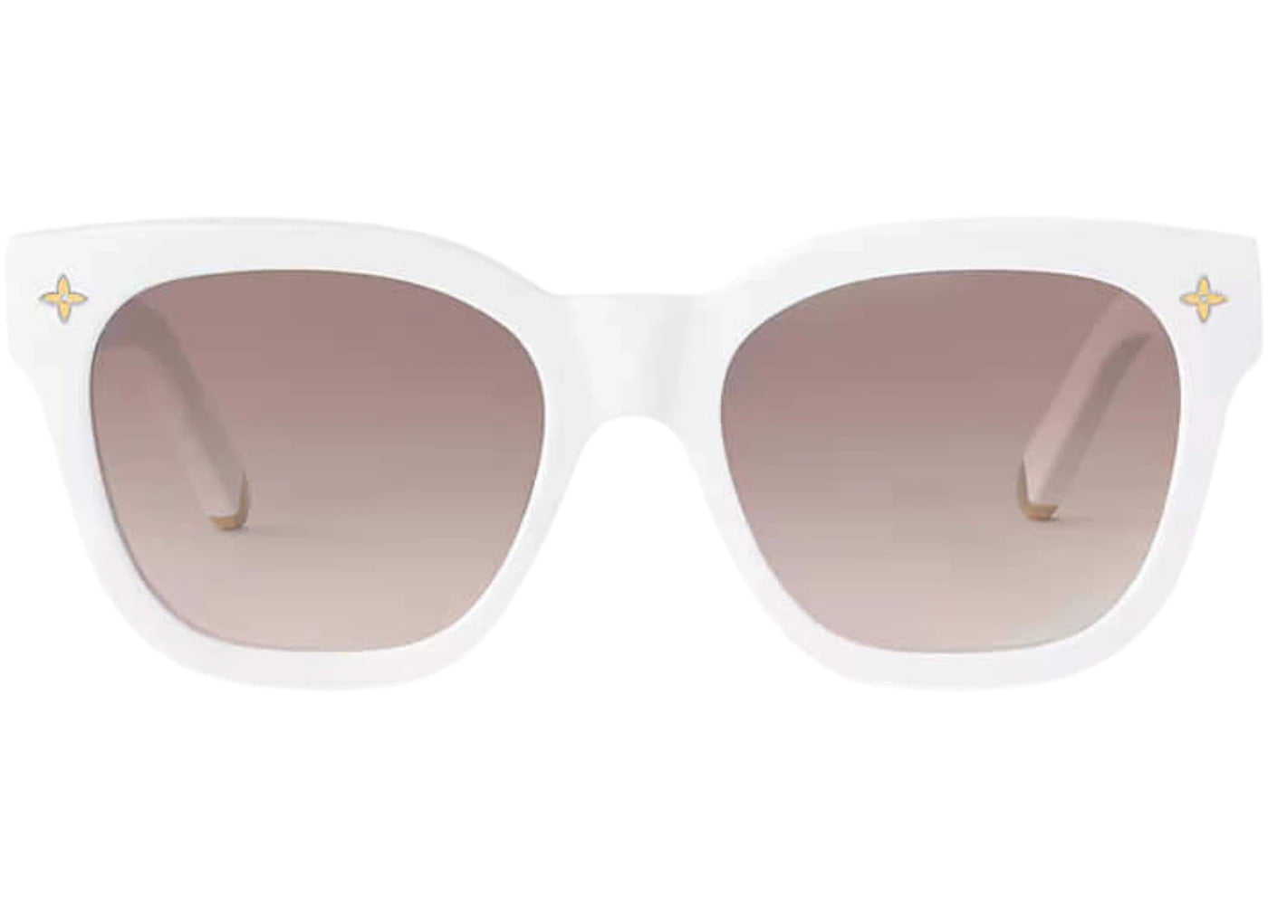Louis Vuitton x Takashi Murakami My Monogram Multicolor Square Sunglasses White