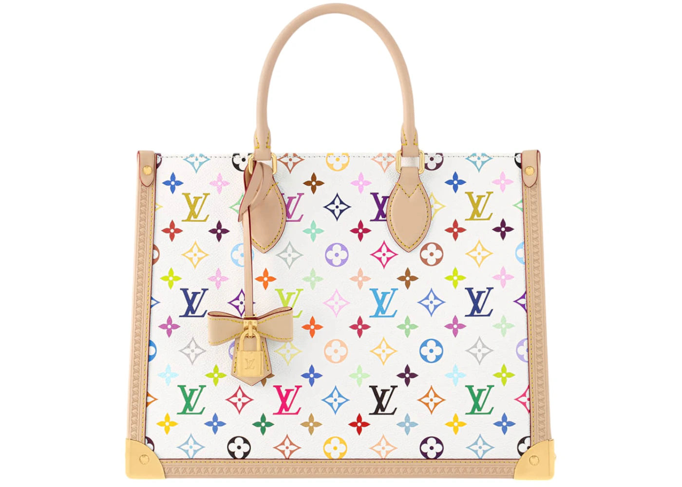 Louis Vuitton x Takashi Murakami OnTheGo MM White Multicolored