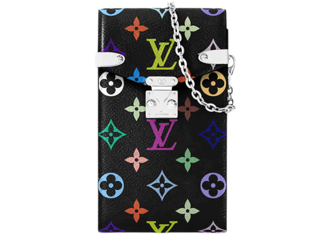 Louis Vuitton x Takashi Murakami Phone Pouch Metis Black Multicolored