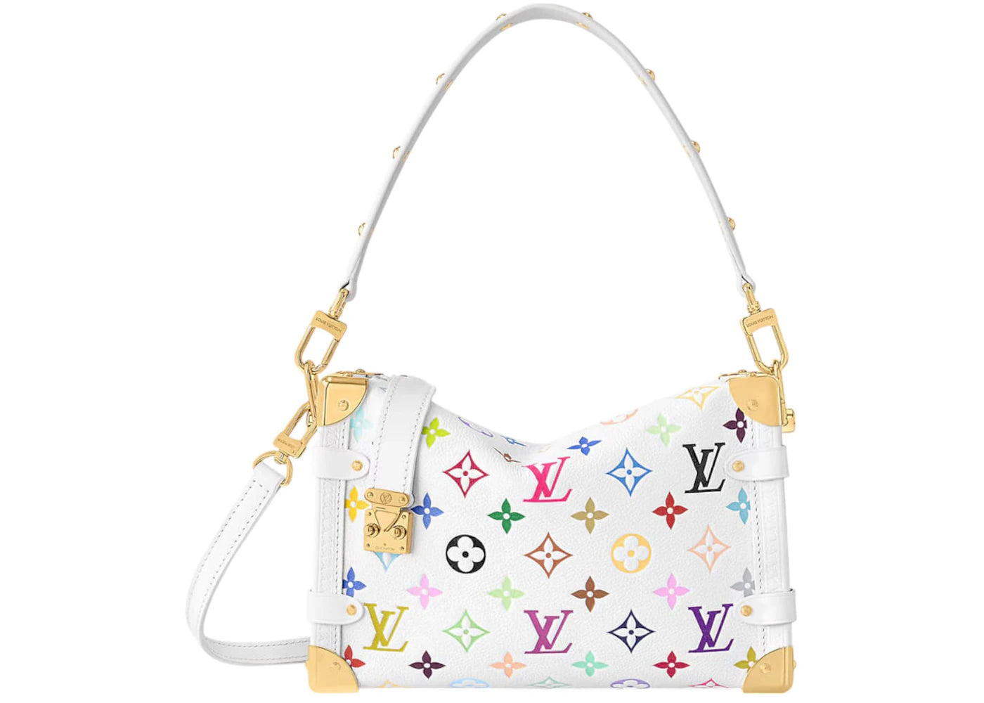 Louis Vuitton x Takashi Murakami Side Trunk MM White Multicolored