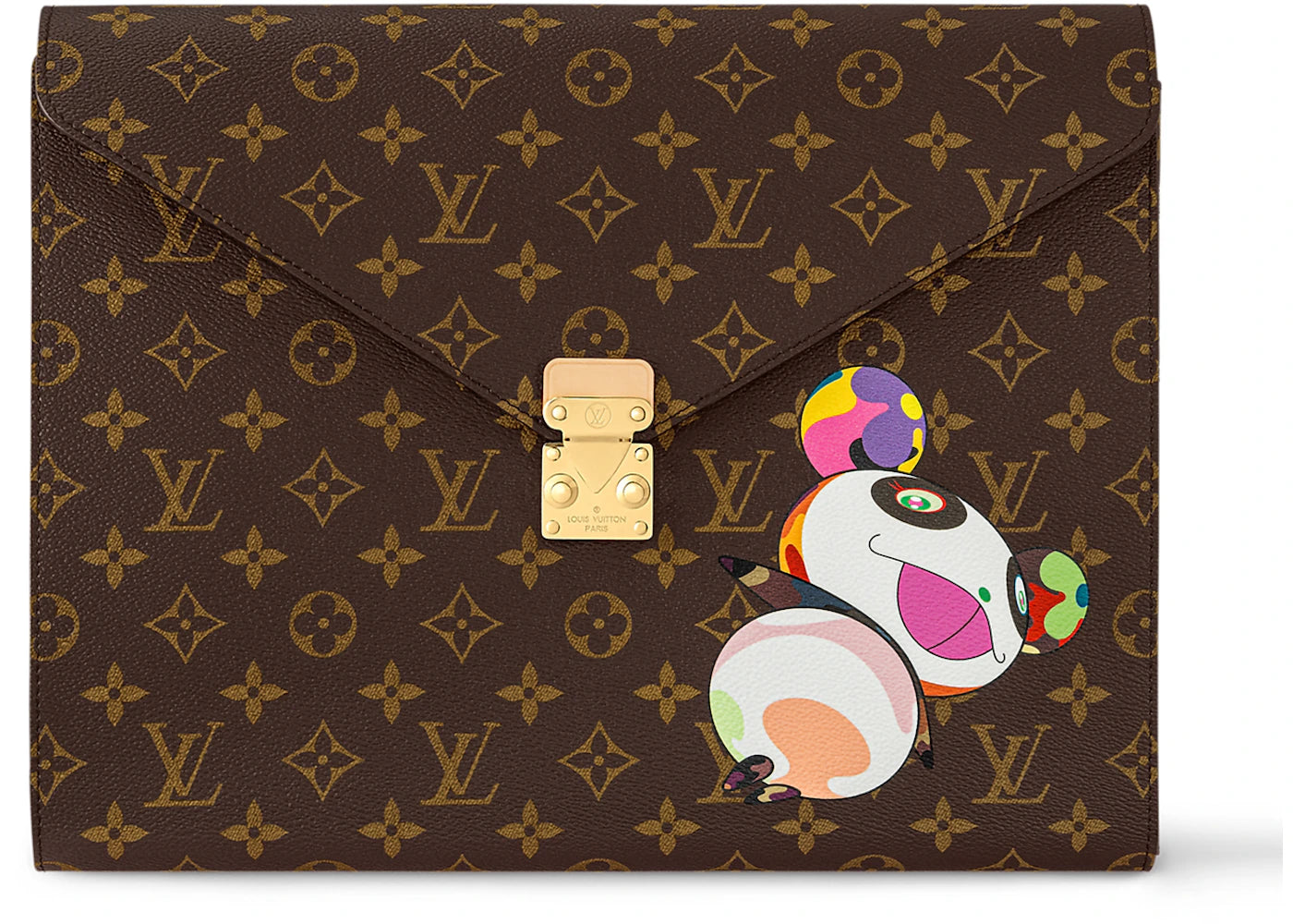 Louis Vuitton x Takashi Murakami Superflat Characters Mark Folder Panda Monogram