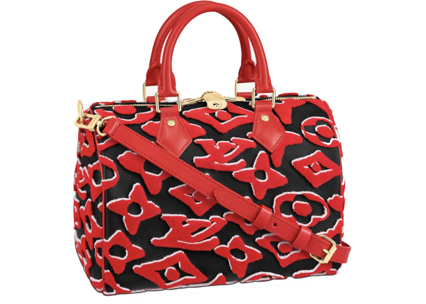 Louis Vuitton x UF Speedy Bandouliere 25 Red