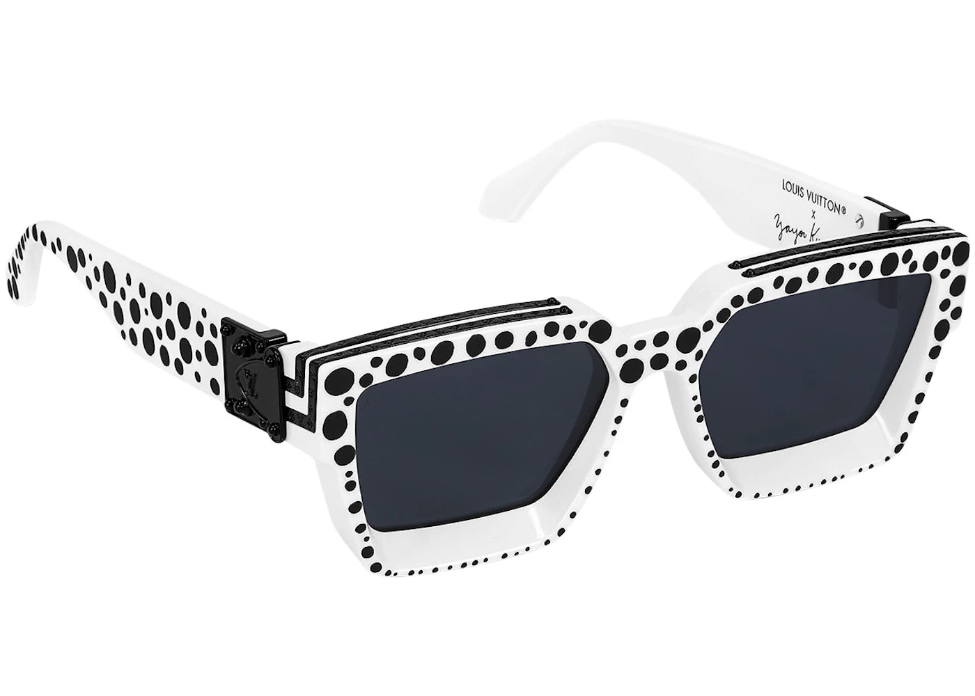 Louis Vuitton x Yayoi Kusama 1.1 Millionaires Infinity Dots Sunglasses White/Black (Z1900E)