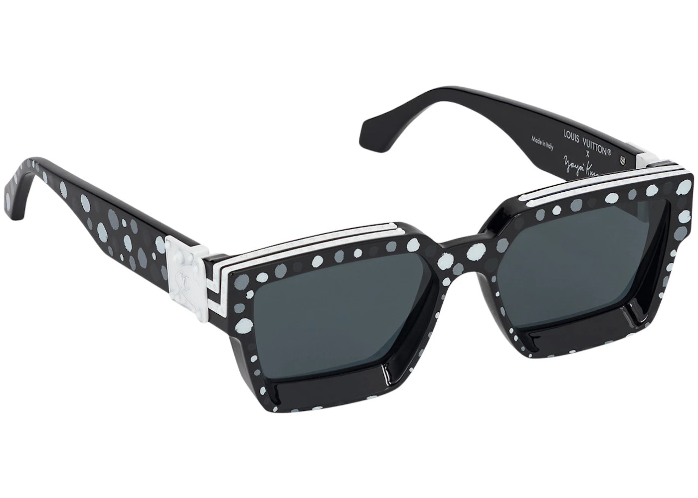 Louis Vuitton x Yayoi Kusama 1.1 Millionaires Painted Dots Sunglasses Black/Gray (Z1904E)