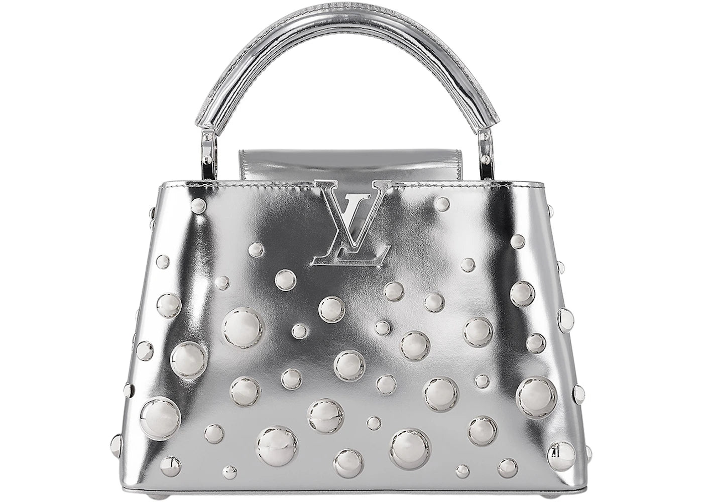Louis Vuitton x Yayoi Kusama Capucines BB Silver
