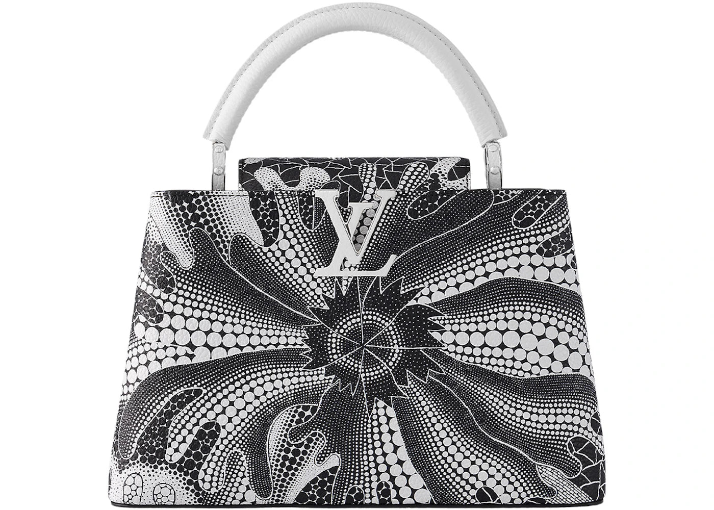 Louis Vuitton x Yayoi Kusama Capucines MM Black/White
