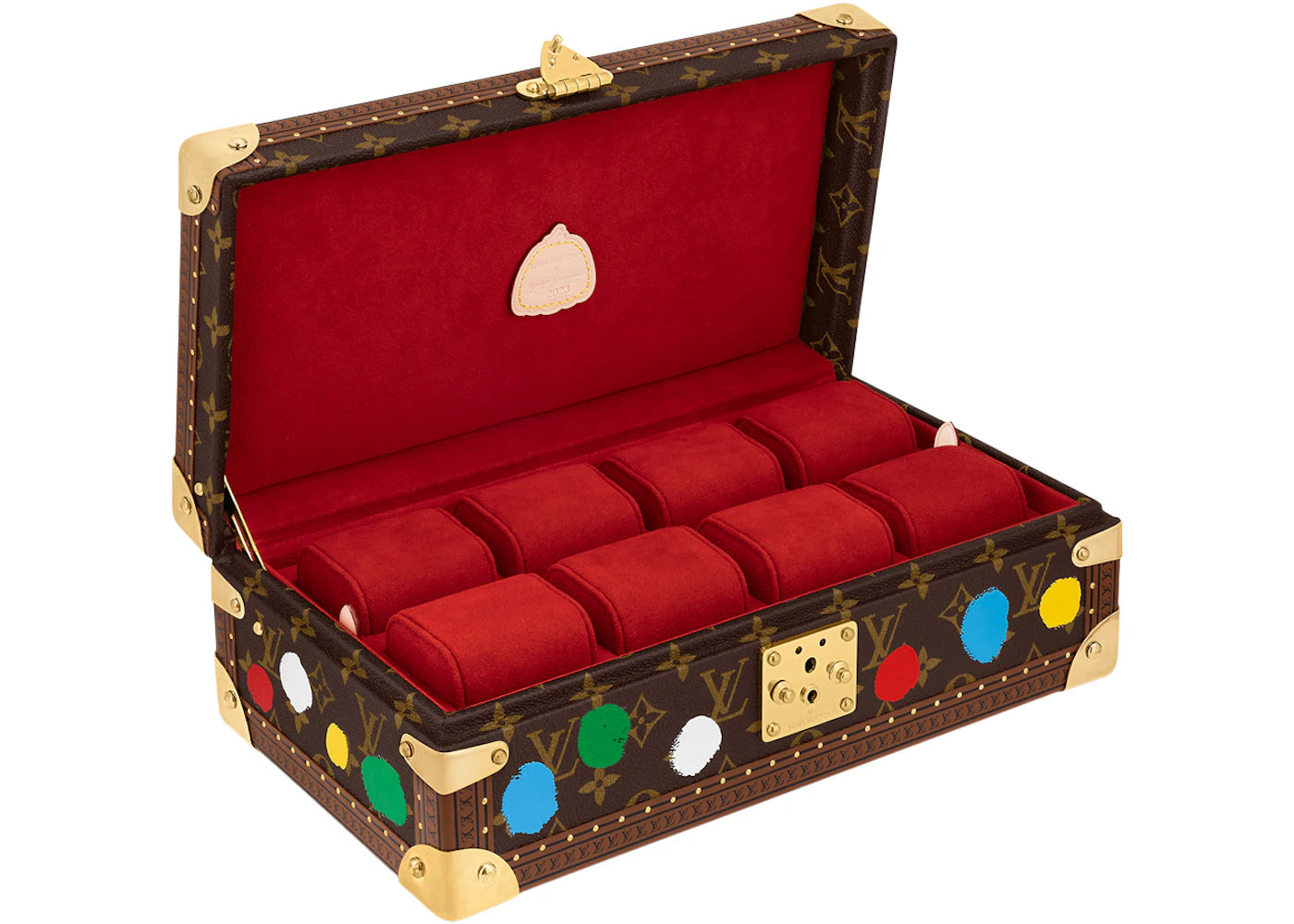 Louis Vuitton x Yayoi Kusama Coffret 8 montres Monogram Multicolor