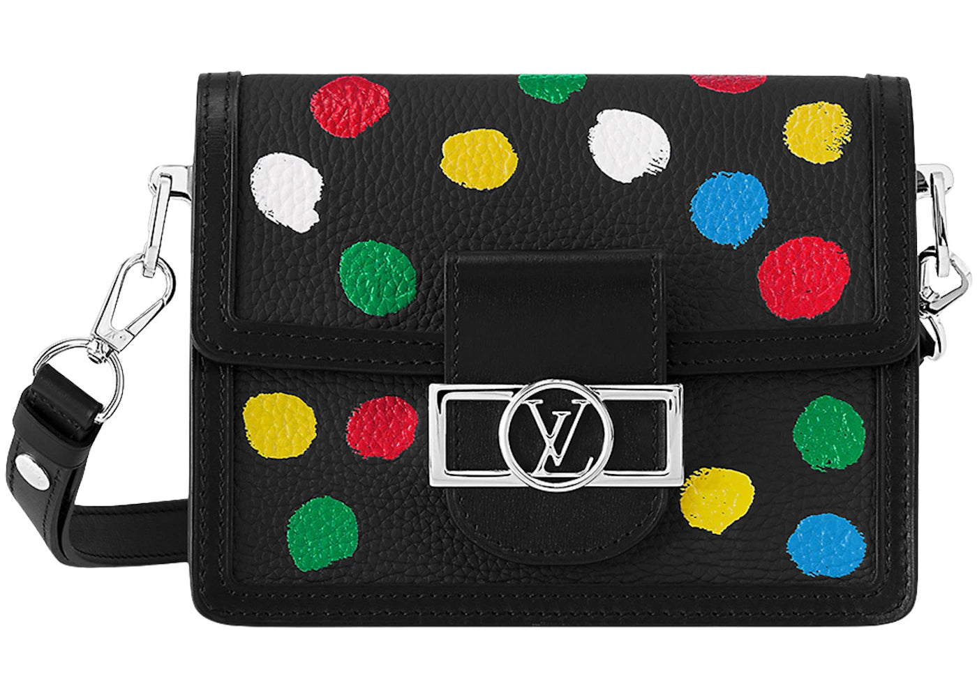 Louis Vuitton x Yayoi Kusama Dauphine Mini Black