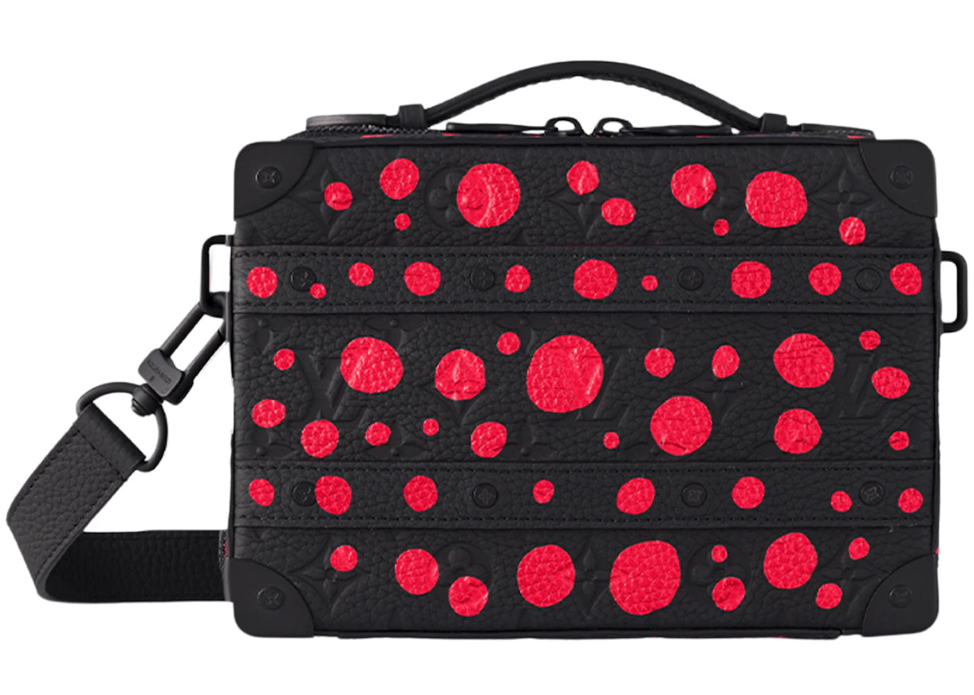 Louis Vuitton x Yayoi Kusama Handle Soft Trunk Black/Red