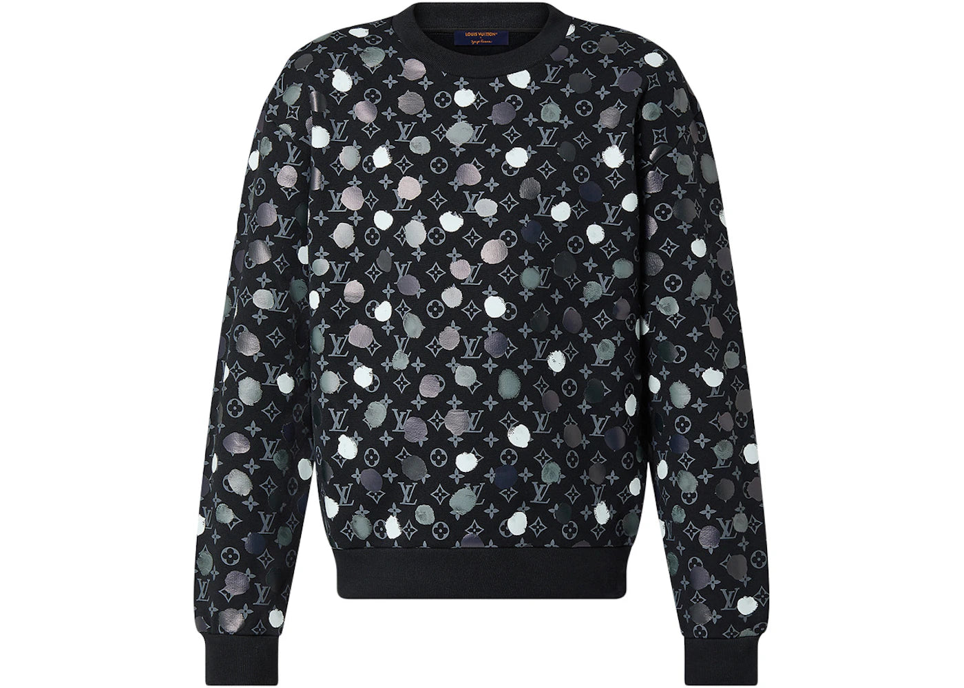 Louis Vuitton x Yayoi Kusama Infinity Dots Printed Crewneck Black