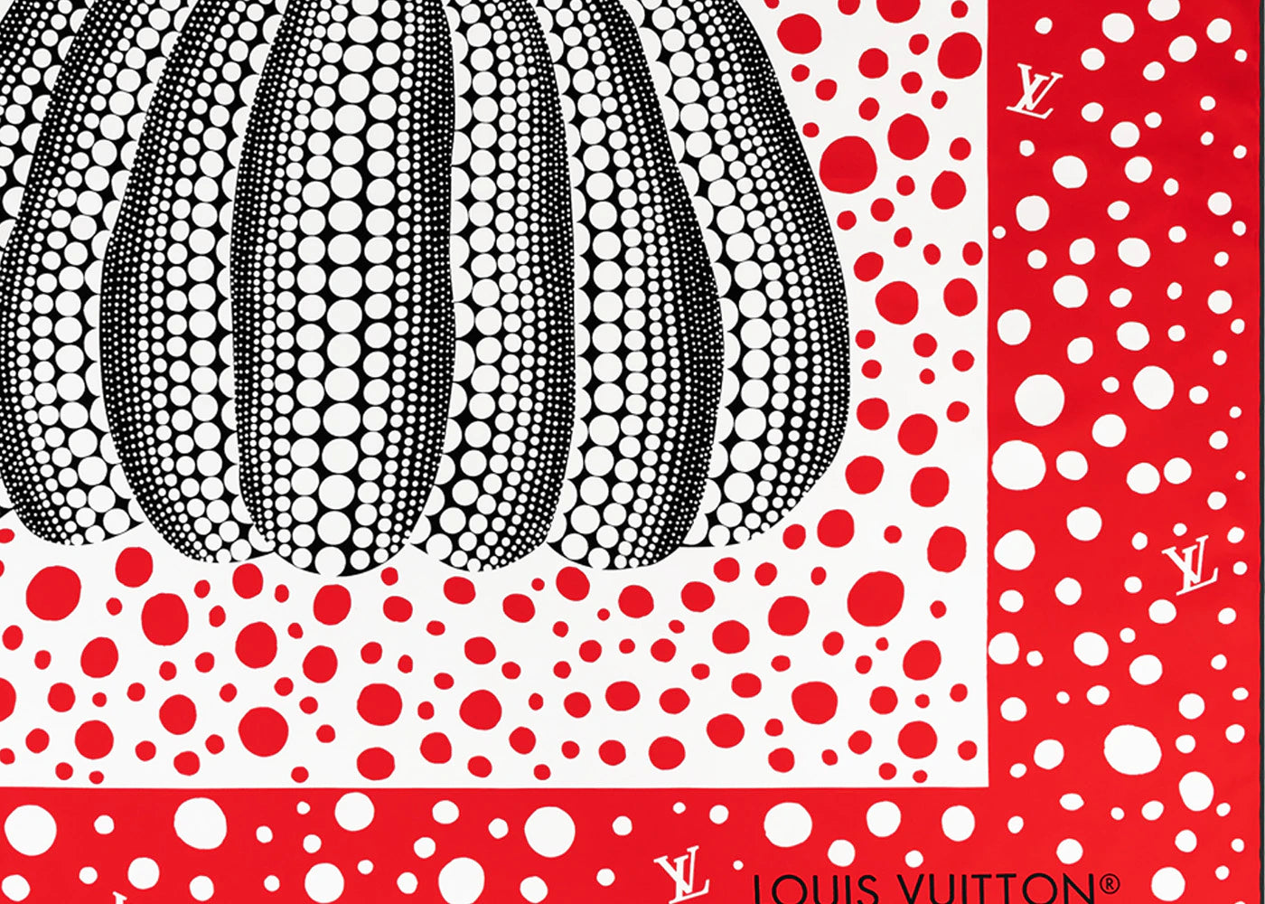 Louis Vuitton x Yayoi Kusama Infinity Dots Square 90 Red/White