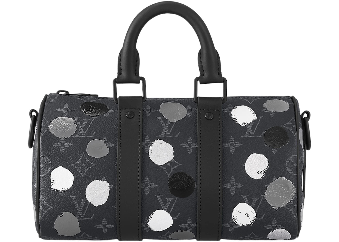 Louis Vuitton x Yayoi Kusama Keepall 25 Monogram Eclipse Black/Silver