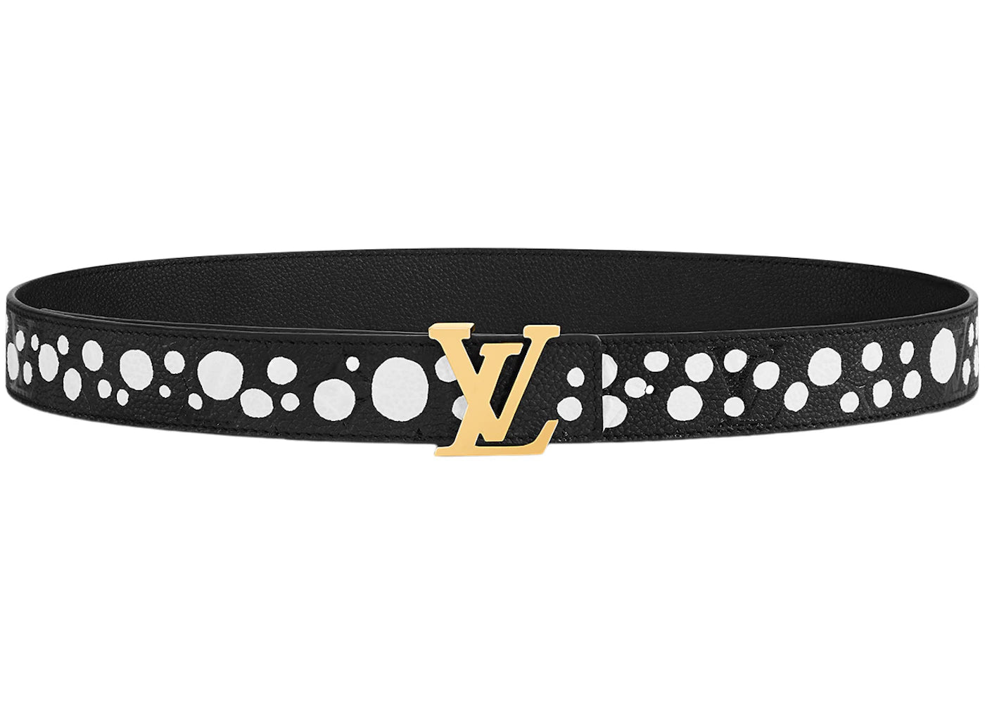Louis Vuitton x Yayoi Kusama LV Initiales 30mm Reversible Infinity Dots Belt Black/White
