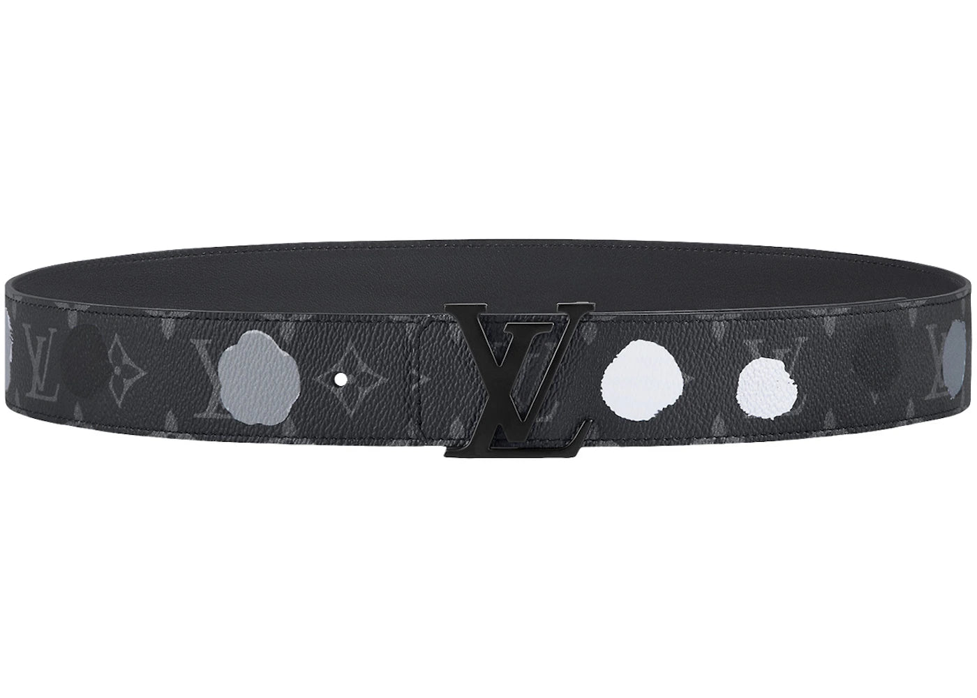 Louis Vuitton x Yayoi Kusama LV Initiales 40MM Reversible Belt Monogram Eclipse Black