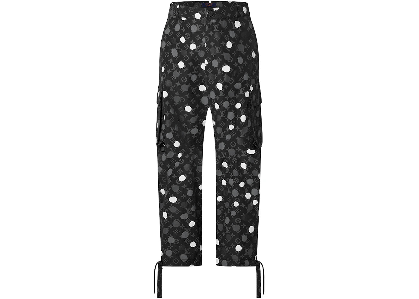 Louis Vuitton x Yayoi Kusama Monogram Painted Dots Cargo Pants Sea Lion Grey