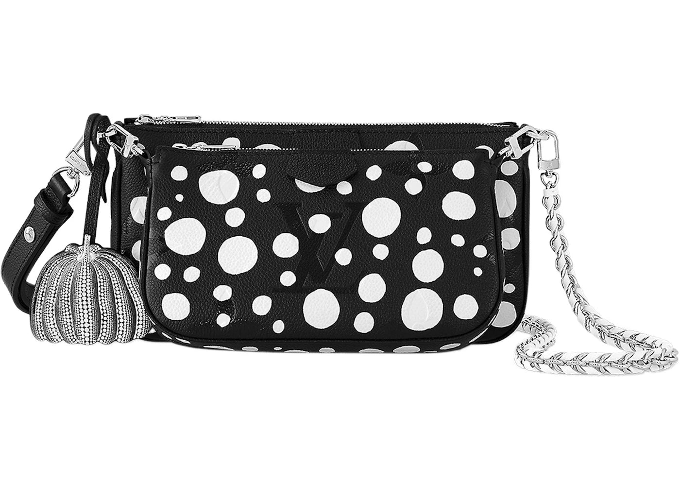 Louis Vuitton x Yayoi Kusama Multi Pochette Accessoires Black/White