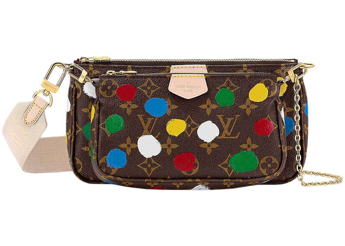 Louis Vuitton x Yayoi Kusama Multi Pochette Accessoires Monogram Multicolor