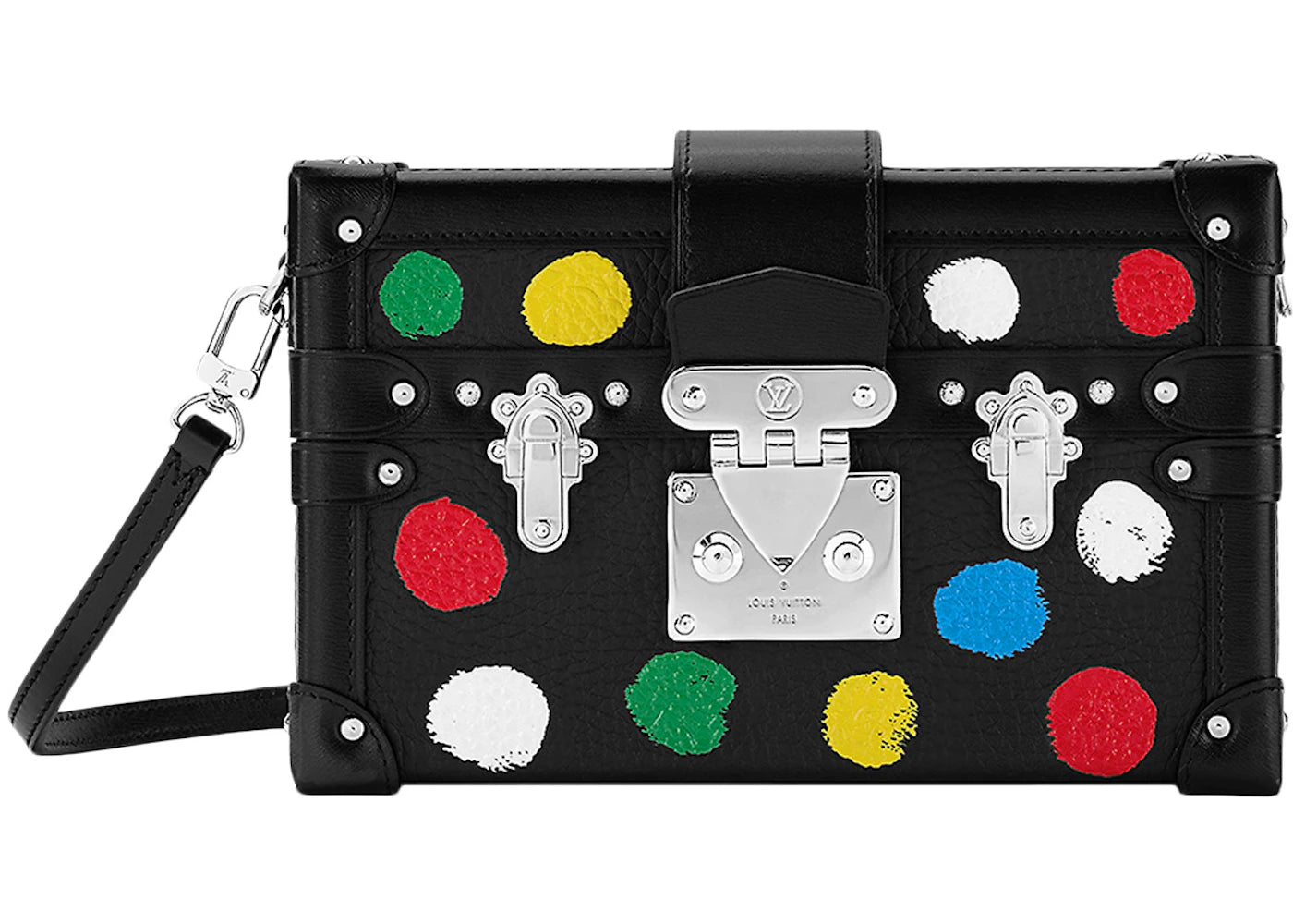 Louis Vuitton x Yayoi Kusama Petite Malle Black