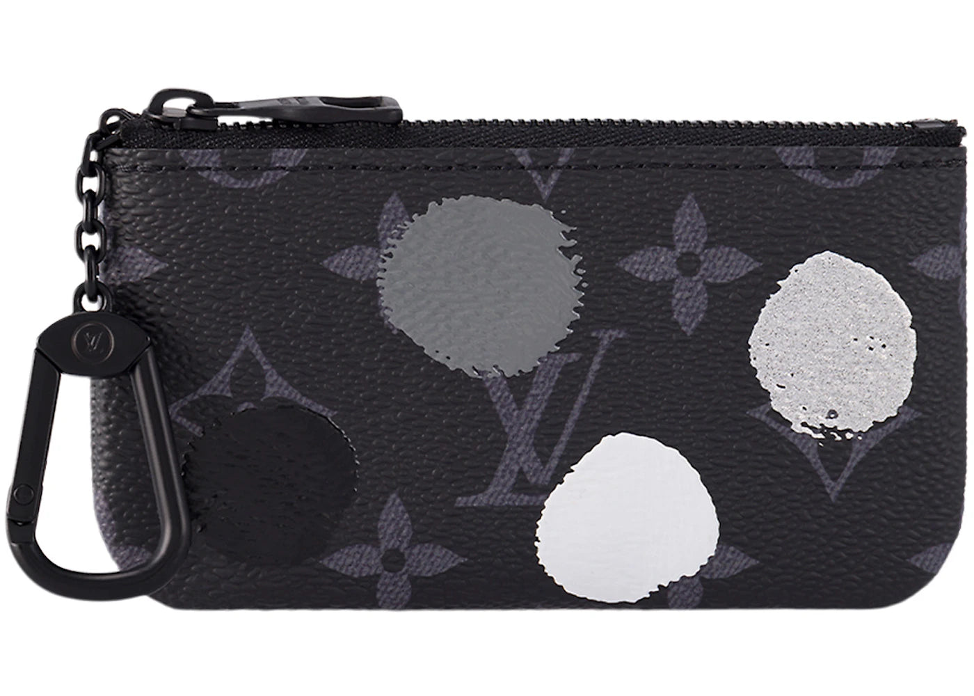 Louis Vuitton x Yayoi Kusama Pochette Cle Monogram Eclipse Black/Silver