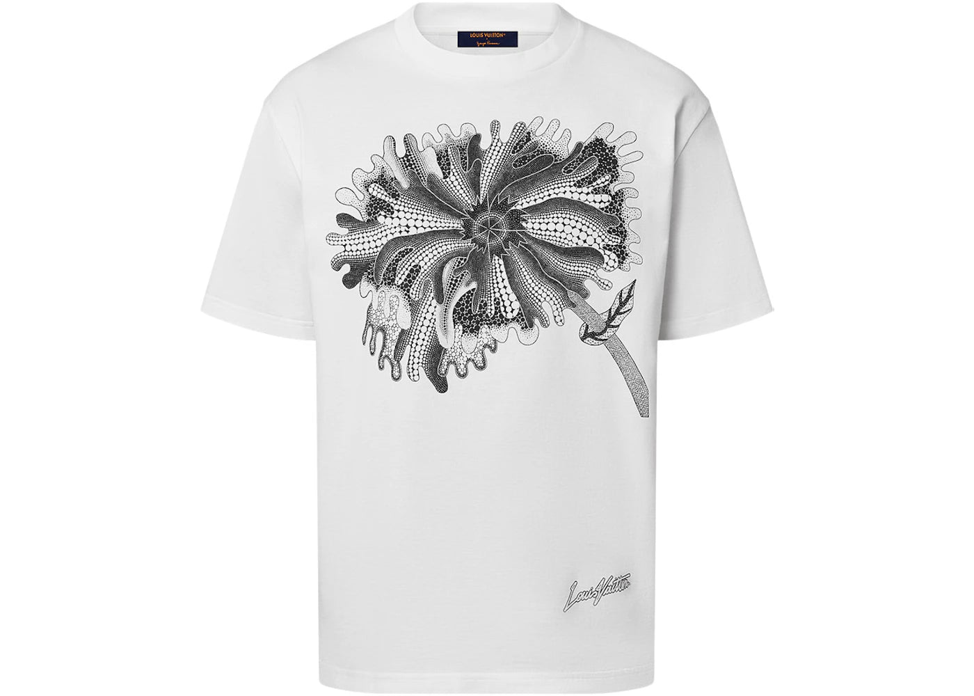Louis Vuitton x Yayoi Kusama Psychedelic Flower Regular T-Shirt Milky White