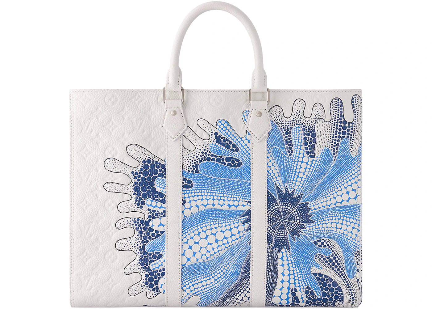 Louis Vuitton x Yayoi Kusama Sac Plat 24H White
