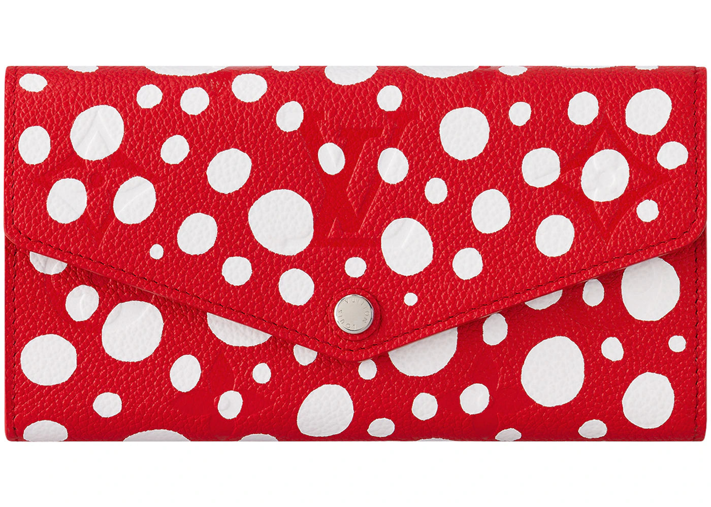Louis Vuitton x Yayoi Kusama Sarah Wallet Red/White