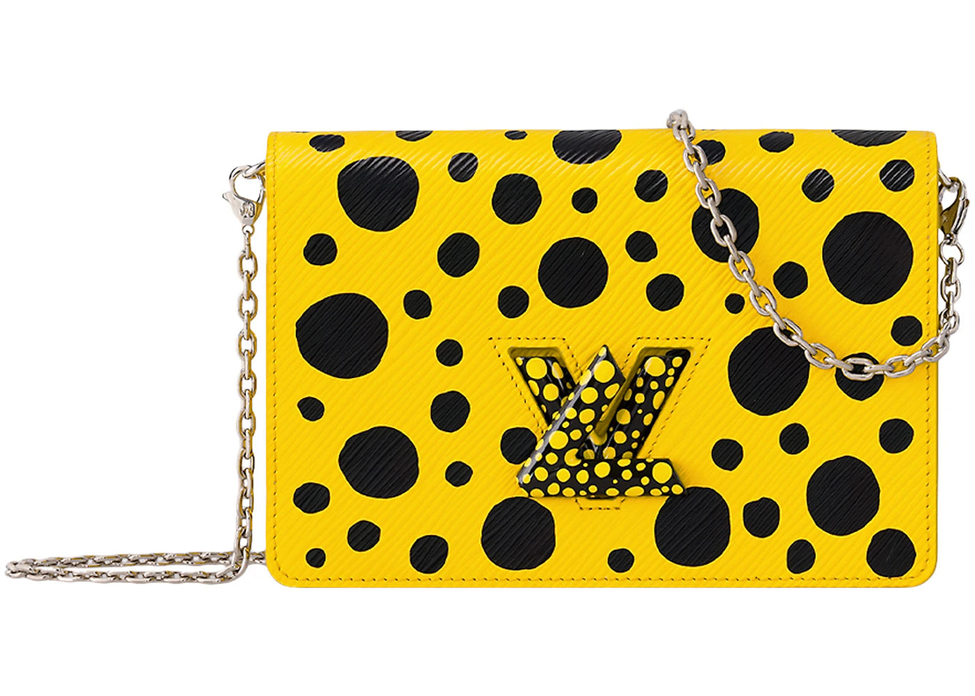 Louis Vuitton x Yayoi Kusama Twist Belt Chain Wallet Yellow/Black