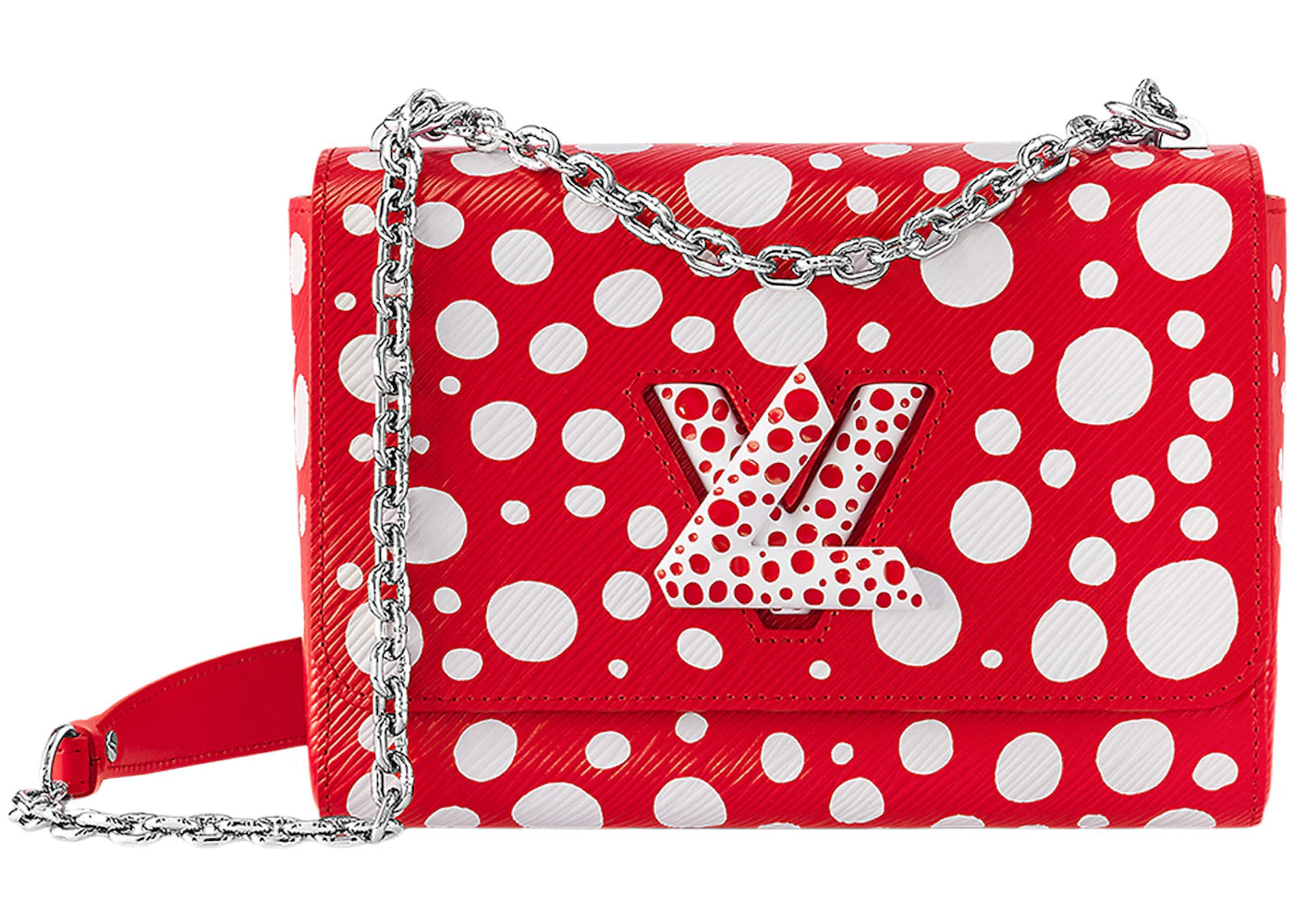 Louis Vuitton x Yayoi Kusama Twist MM Red/White