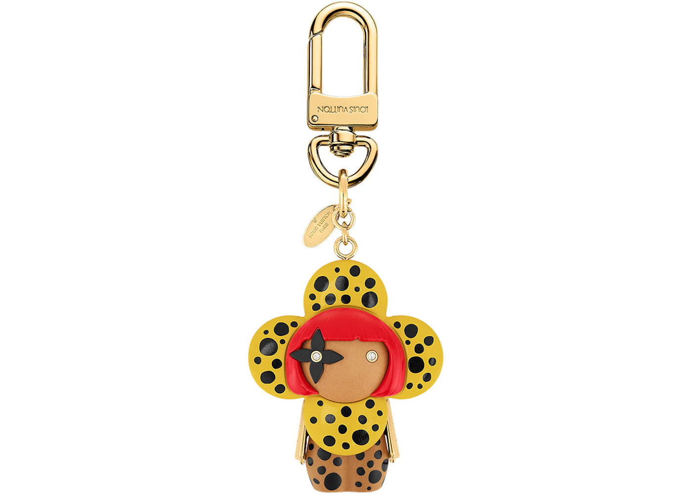 Louis Vuitton x Yayoi Kusama Vivienne Key Ring Yellow/Black