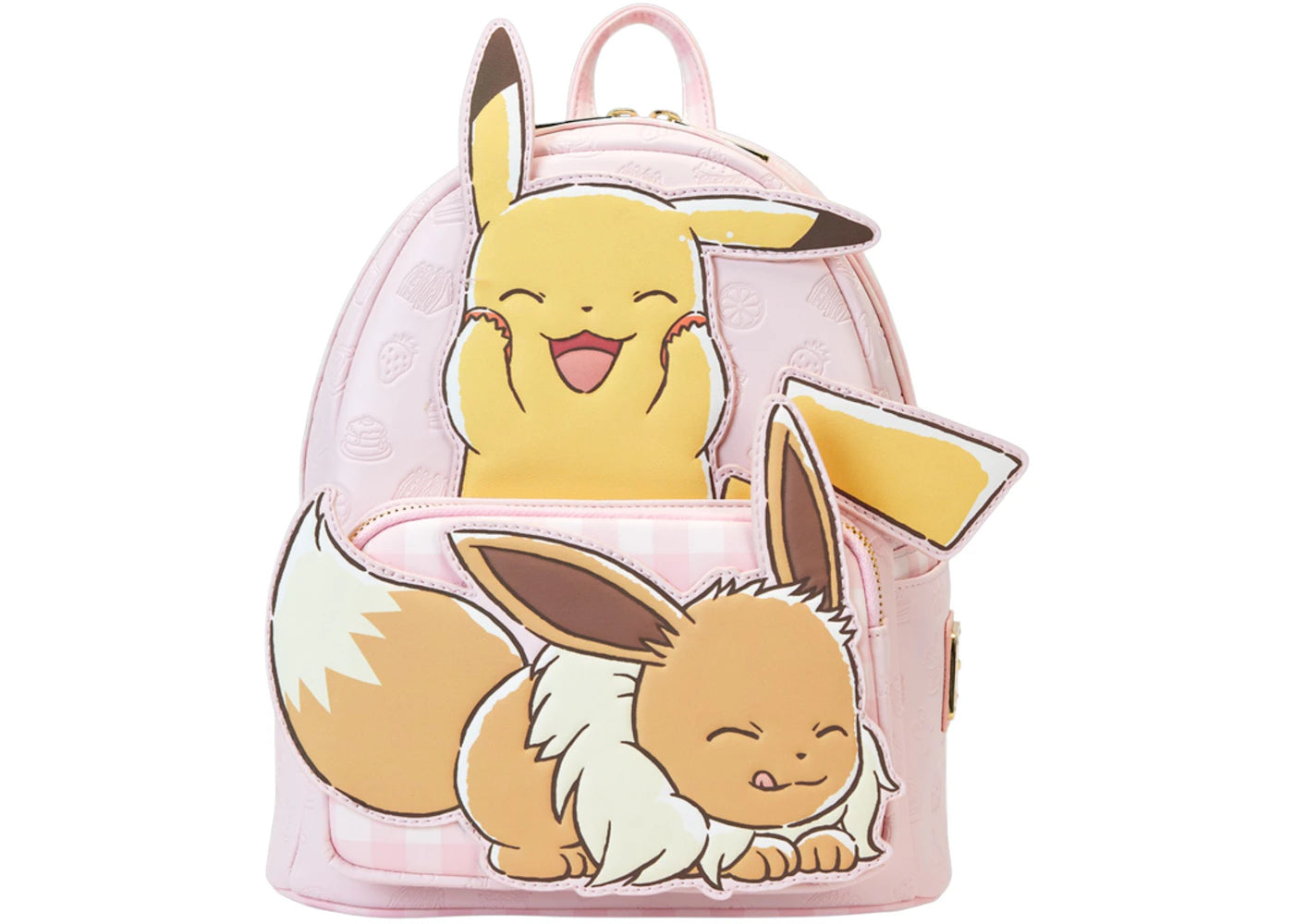 Loungefly Pokémon Cafe Pikachu & Eevee Mini Backpack Pink