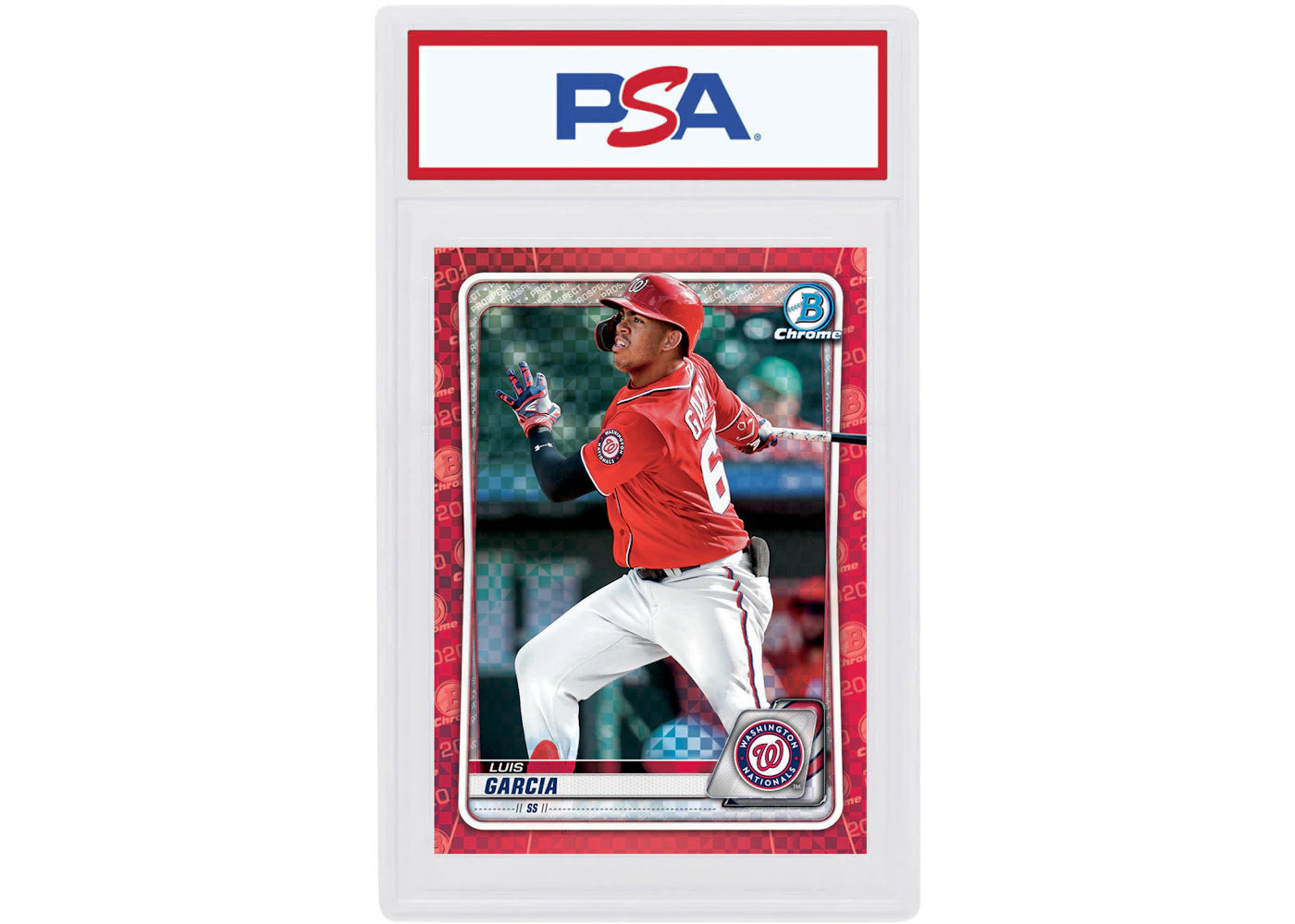 Luis Garcia 2020 Bowman Chrome X Red X-Fractor 1/1 #BCP-230
