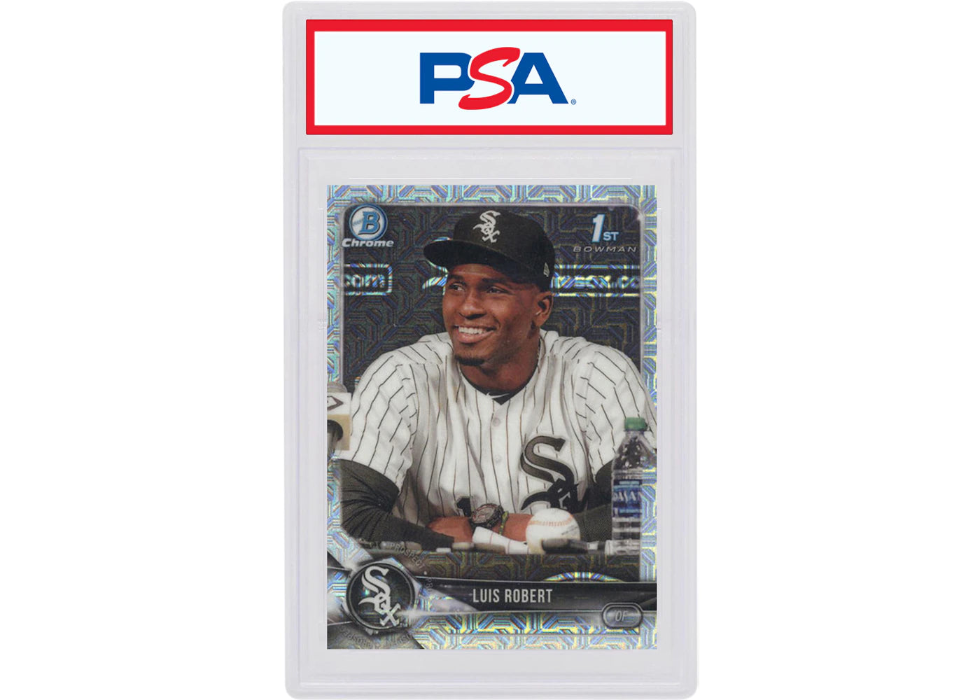 Luis Robert 2018 Bowman Mega Box Chrome Prospects Mojo Refractor #21 (PSA or BGS Graded)