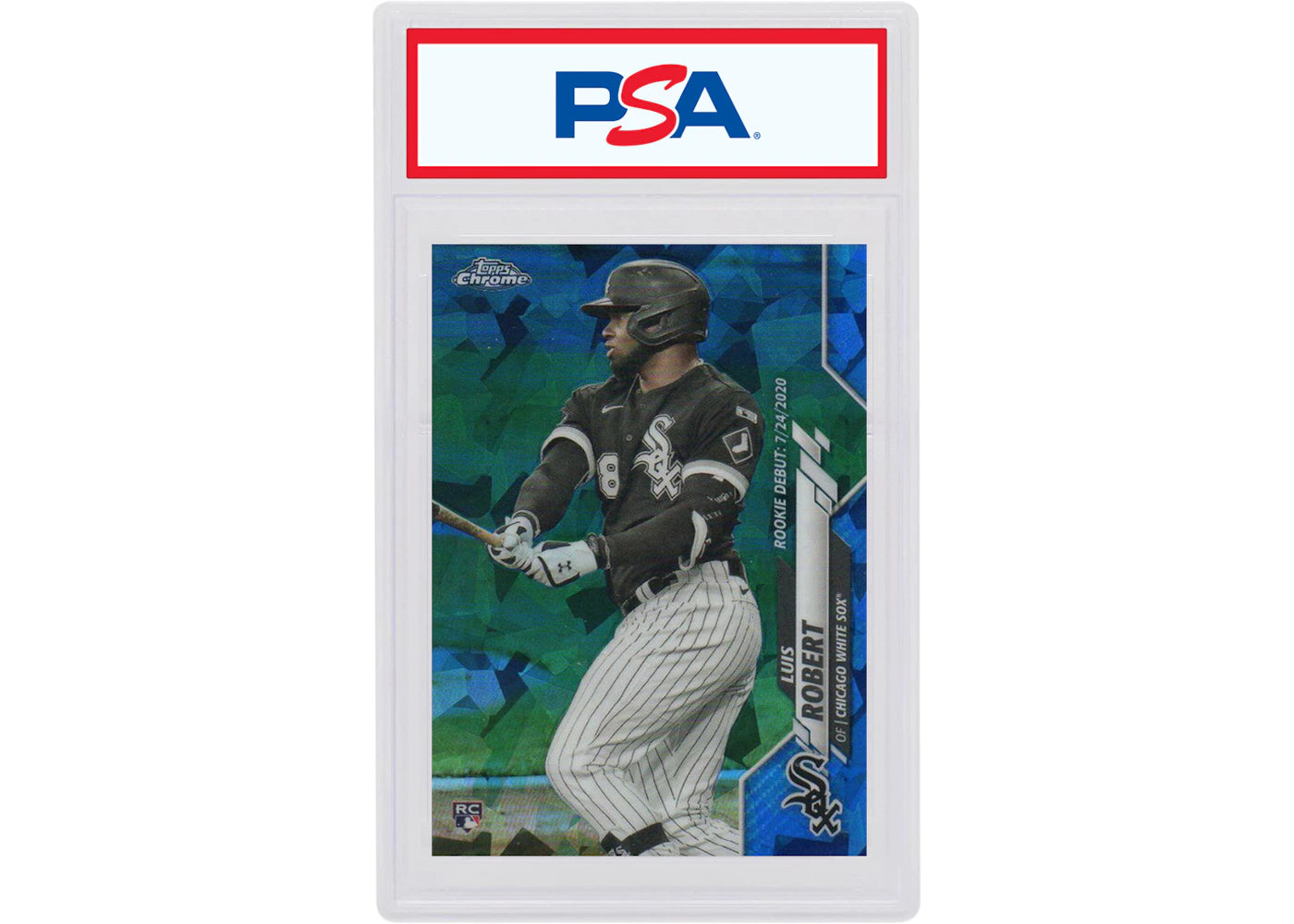 Luis Robert 2020 Topps Chrome Update Sapphire Rookie Debut #U-216 (PSA or BGS Graded)