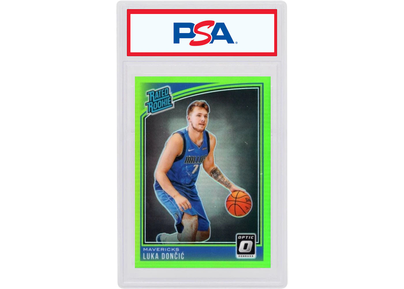Luka Doncic 2018 Donruss Optic Rookie Lime Green /149 #177 (PSA or BGS Graded)