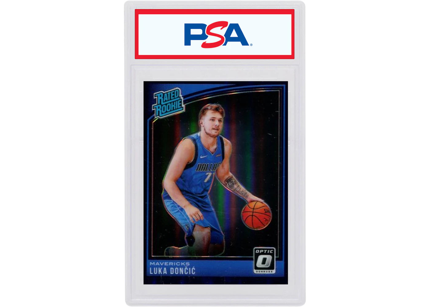 Luka Doncic 2018 Panini Donruss Optic Purple #177 (PSA or BGS Graded)