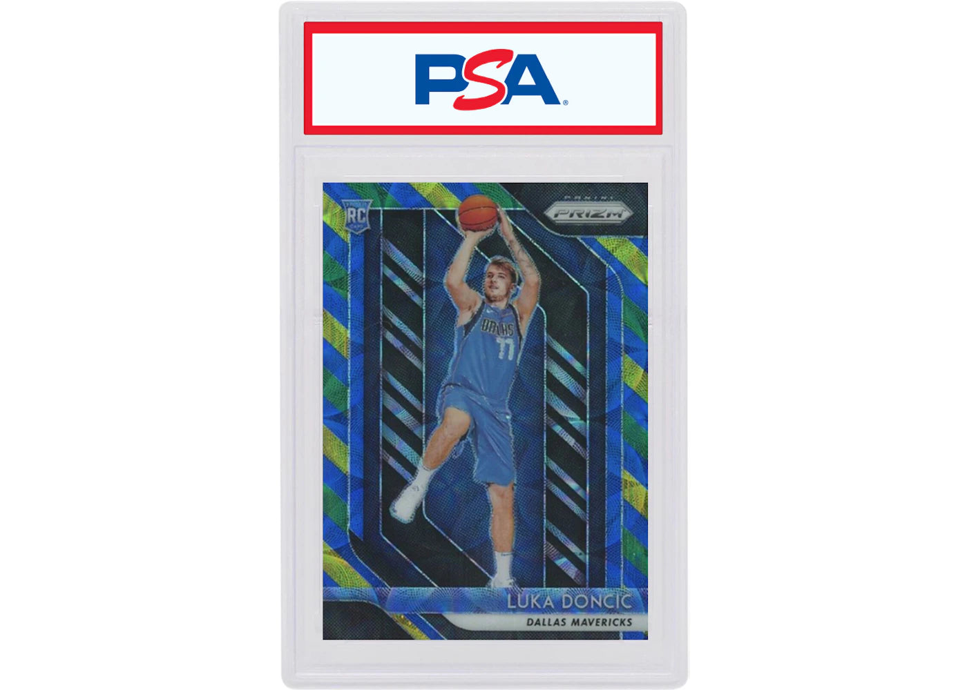 Luka Doncic 2018 Panini Prizm Rookie Choice Blue/Yellow/Green #280 (PSA or BGS Graded)