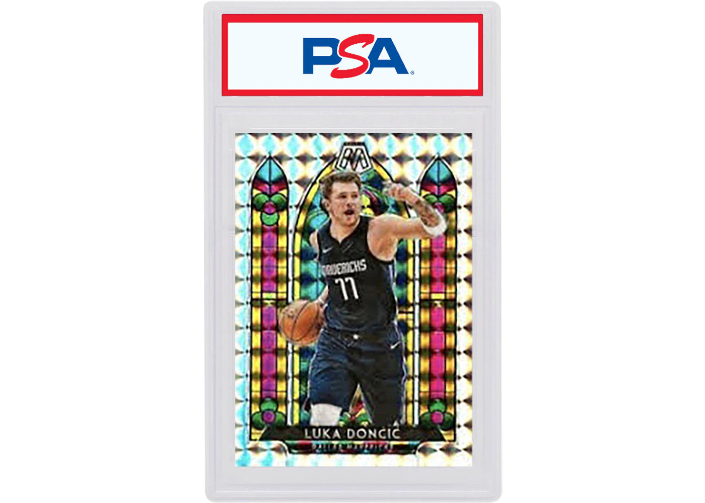 Luka Doncic 2019 Panini Mosaic Stained Glass #9 (PSA or BGS Graded)