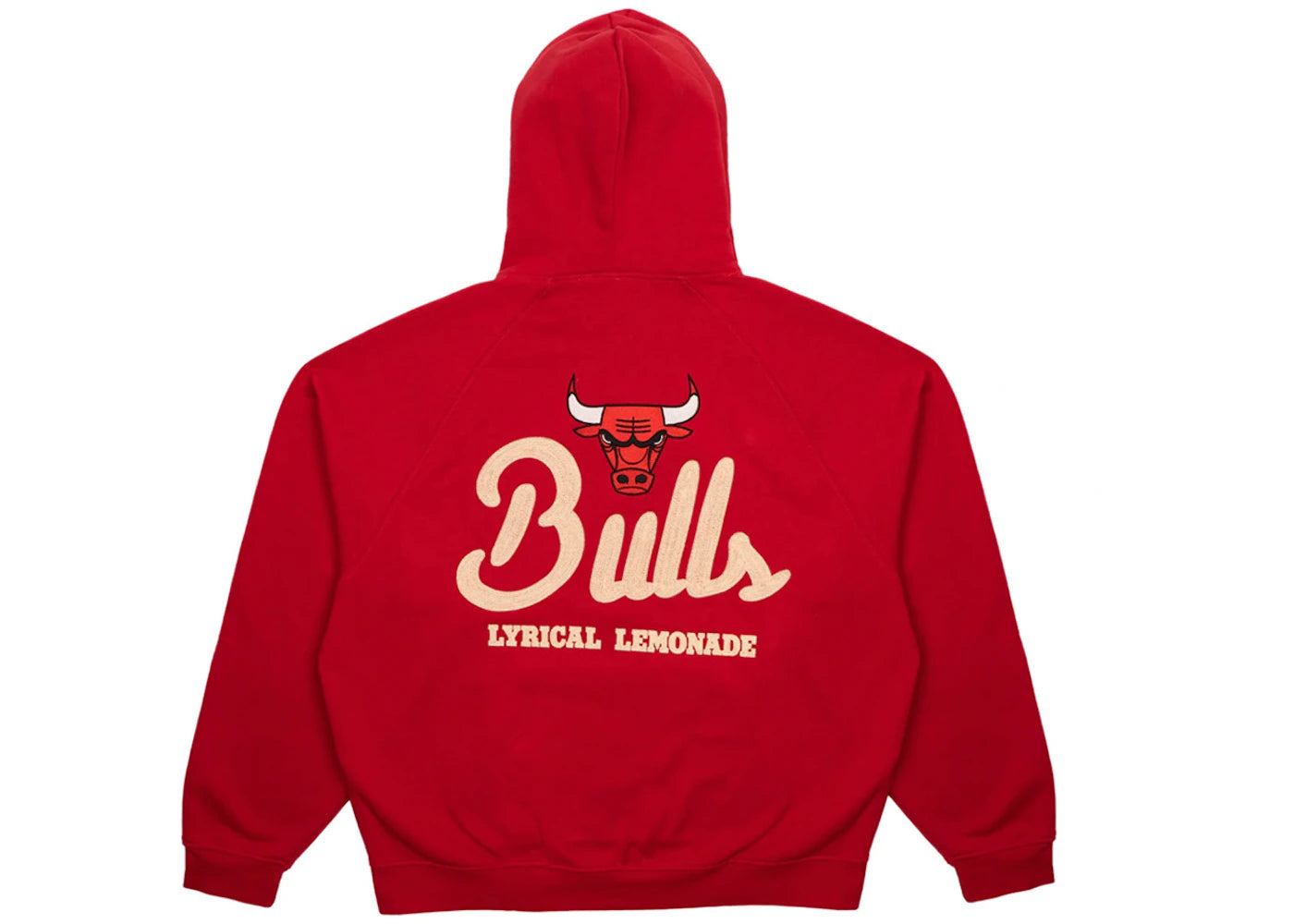 Lyrical Lemonade x Chicago Bulls Script Hoodie Red