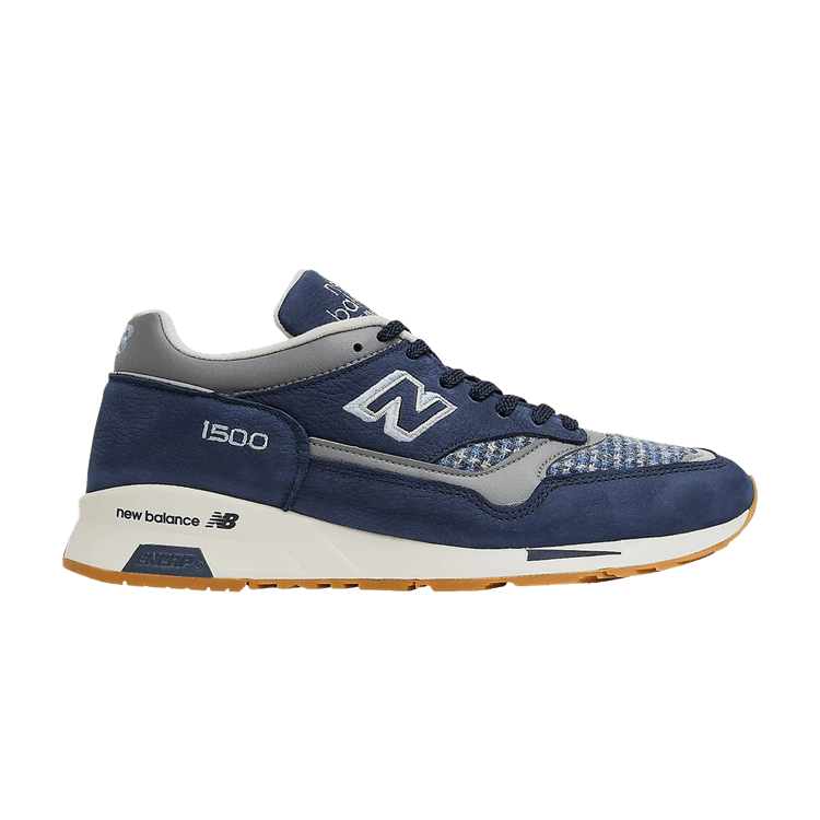 New Balance 1500 MiUK Navy Grey Harris Tweed