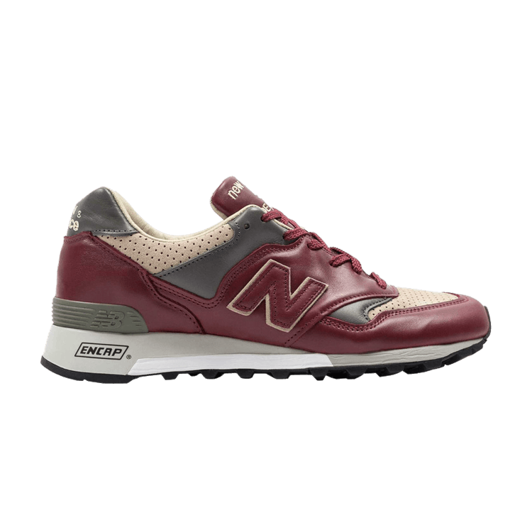 New Balance 577 MiUK Burgundy Taupe Grey