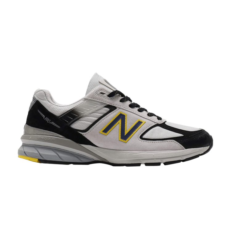 New Balance 990v5 Silver Black Yellow