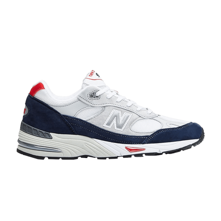 New Balance 991 Grey Navy Red