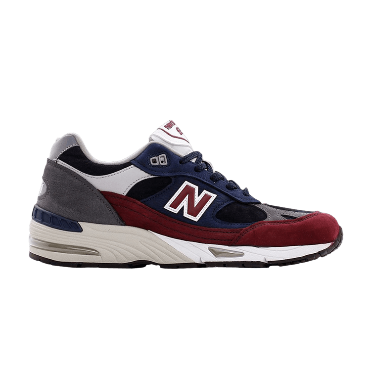 New Balance 991 Navy Burgundy