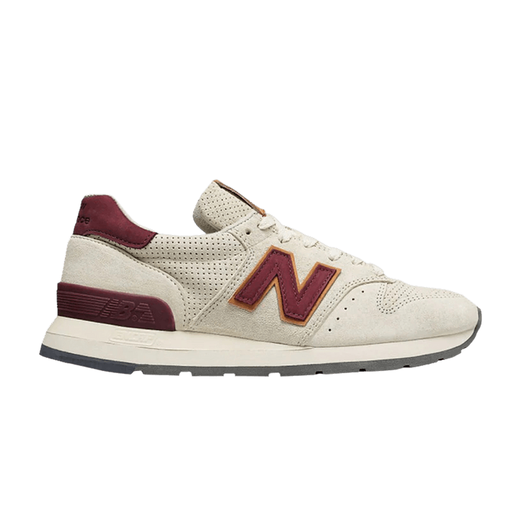 New Balance 995 MiUSA Tan Angora Mercury Red