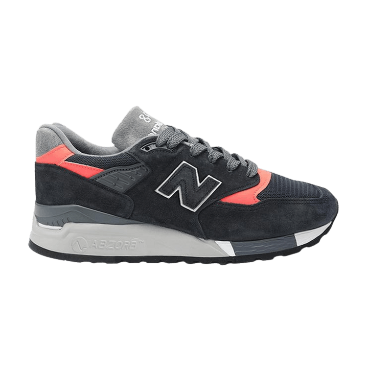 New Balance 998 Retro Suede Navy Blue Pink Grey