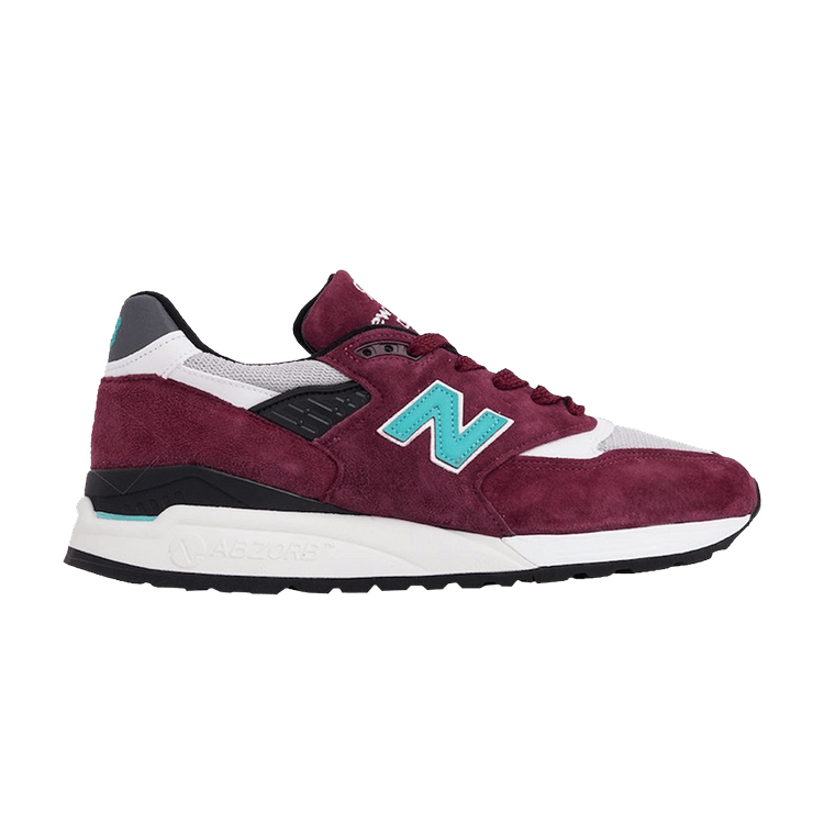 New Balance 998 Burgundy Chalk