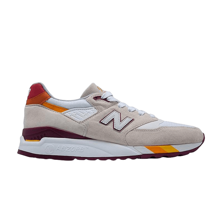 New Balance 998 Coumarin Pack White Burgundy